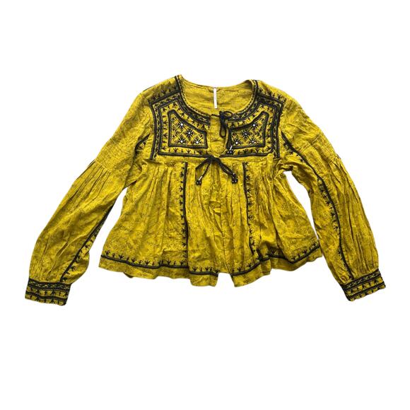 Free People Twilight Folk Jacket Size Small - Picture 2 of 6